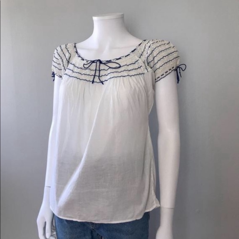 Vintage Peasant blouse Cottagecore Prairie